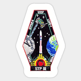 Space Test Program Launch 3 Patch Sticker